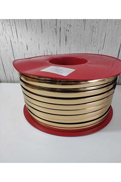 ENZELO 18 Mm 3d Dekoratif Altın Şerit Çıta Panjur Şerit 5 Metre