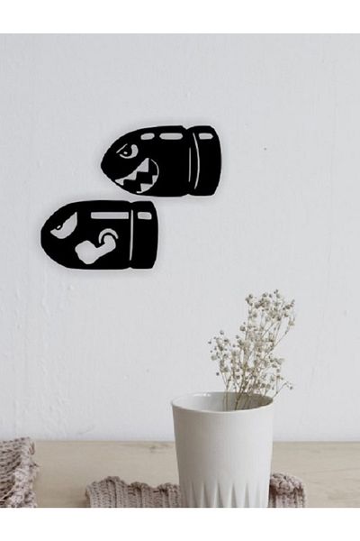 tsddekorasyon Tsd Decoration Angry Bullets Pictură în lemn