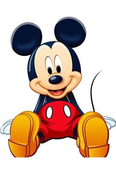 Marcel Kristal Tablo Mickey Diamond Mosaic Painting 20X25Cm