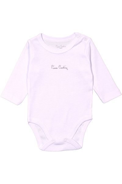 Pierre Cardin Snap Fastener 100% Cotton Baby Long Sleeve Bodysuit 301035