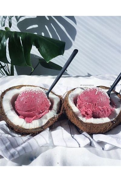 Marcel Kristal Tablo Ice Cream Inside the Coconut Marcel Art Diamond Mosaic Painting 41x51cm