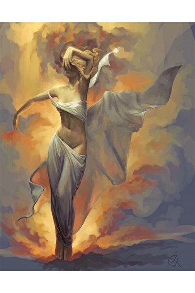 Marcel Kristal Tablo Gökyüzünde Dans Elmas Mozaik Tablo 40x51cm