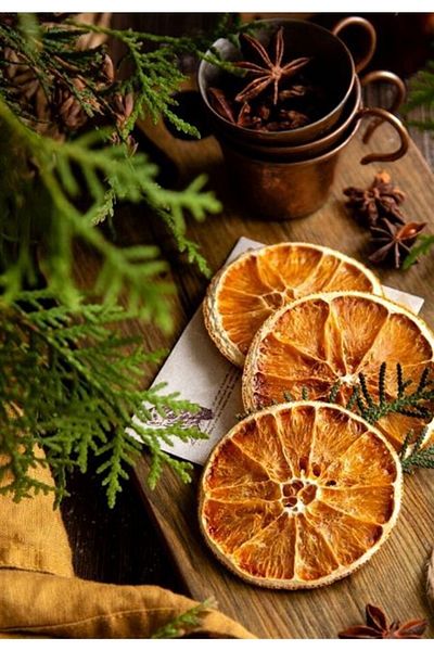 Marcel Kristal Tablo Dried Oranges Marcel Art Diamond Mosaic Painting 36x51cm