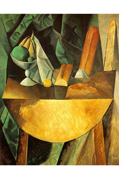 Marcel Kristal Tablo Picasso - 1909 Model Diamond Mosaic Figure Painting - 46x58cm