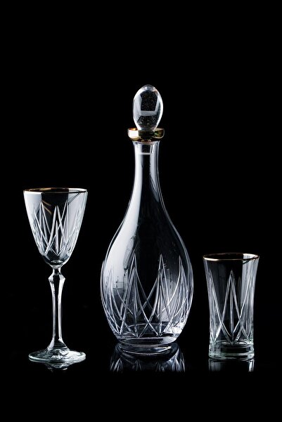 ACAR Aqua Collection Gold 25 Parça Bardak Seti