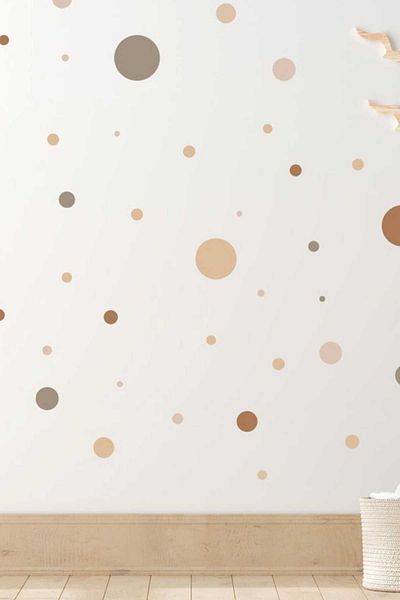 Piksel Grafik Bohemian Dots Wall Sticker