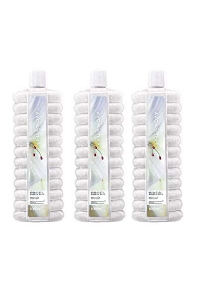 AVON Senses Beyaz Zambak Kokulu Banyo Köpüğü 1000 Ml- 3 Adet (yeni Geri Dönüş...