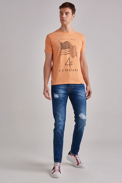 Baldinini Men's Regular Waist Skinny Jeans
