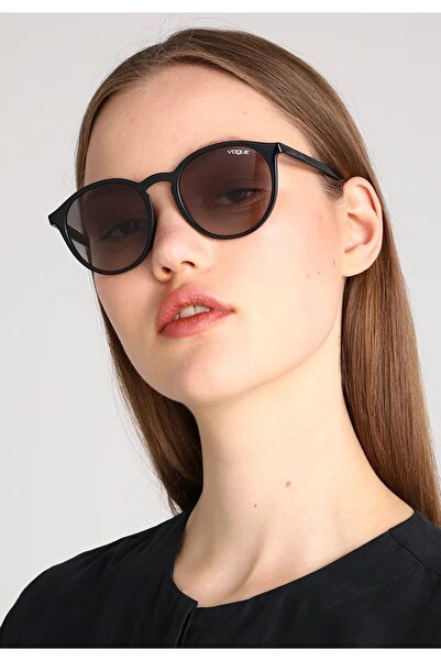Vogue Siyah Yuvarlak Kadın Güneş Gözlüğü Vo 5215-s W44/11