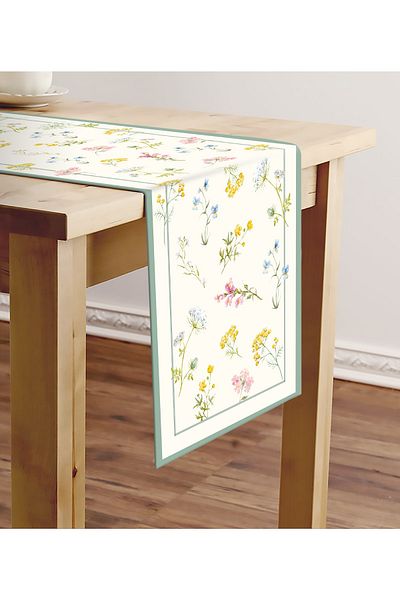 RİTMOHOME Flower Spring Bohemian Etnic Runner