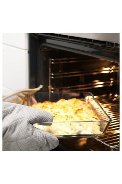 IKEA Mıxtur Fırın-servis Kabı, Saydam Cam