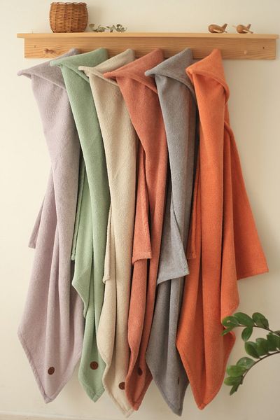 ilays beauty Special Buldan Woven Baby/Child Towel Gray Color (USE FROM NEWBORN TO 5 YEARS OLD)