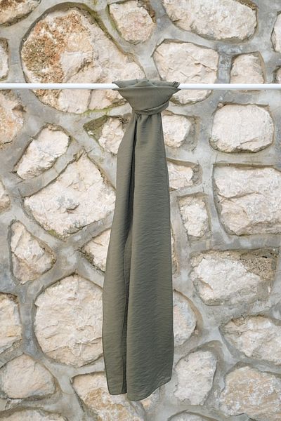 Ramada İpek Kraş Viscose Jazz Shawl Khaki