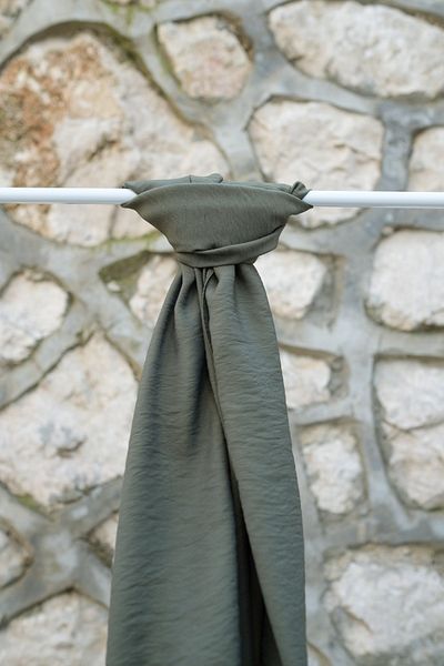 Ramada İpek Kraş Viscose Jazz Shawl Khaki