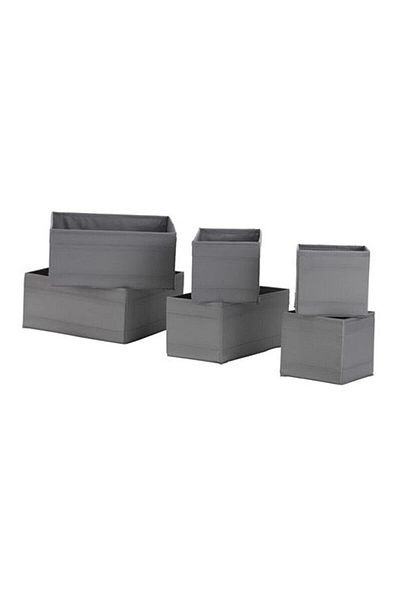 IKEA Skubb Dark Gray Box Set