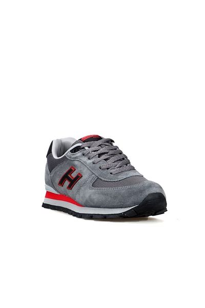 Hammer Jack Genuine Leather Peru M Men's Sneakers Gray Red Navy Blue