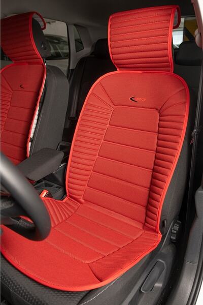Freshstart Volkswagen Cc Luxury Car Seat Cushion Front Set of 2 Boomerang Red