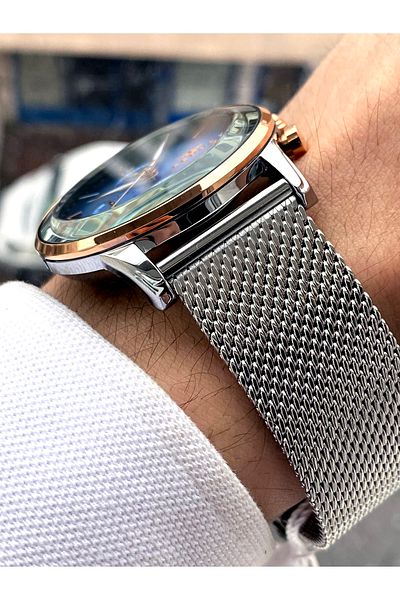 FERRO Original Steel Men's Watch + Bracelet Gift