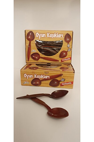 Ahşapdeluxe Uzun Saplı Oyun Kaşığı 44x2 2 Kutu