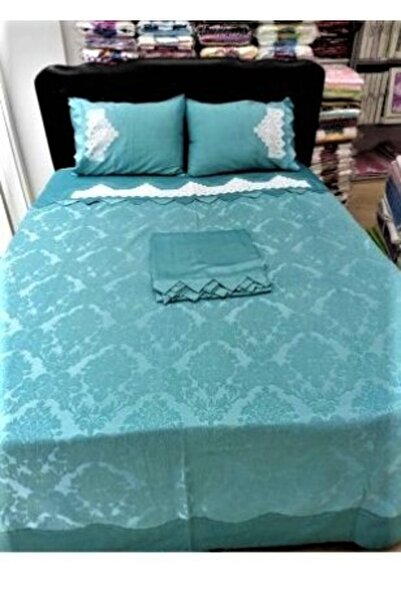 Çeyizci Sokağı طقم ملاءة دانتيل مصنوع يدويًا من الدانتيل