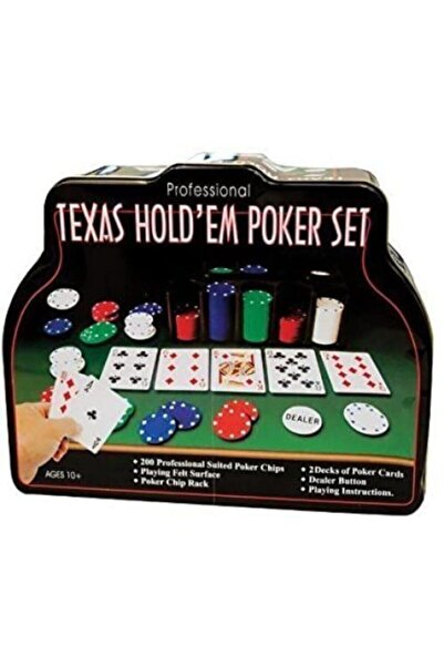 Genel Markalar 200 Chip Texas Hold'em Poker Set