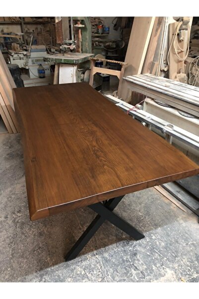 Bintaş Mobilya Kütük Salon Yemek Odası Masası 200x90.cm