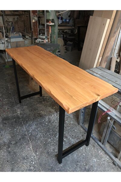 Bintaş Mobilya Kütük Ağaç Bar Masa 180x60