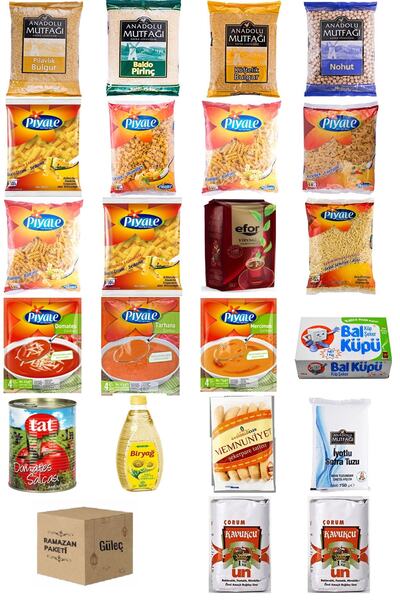 Ramazan Paketi Ramazan Kumanya Kolisi - Kumanya Erzak Gıda Yardım Kolisi 22 P...