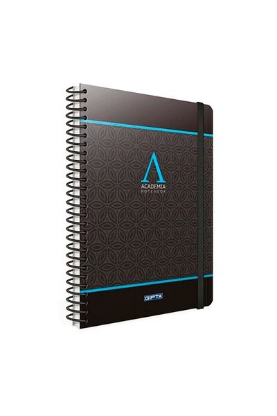 Gıpta Academia Spiral Hard Cover Notebook (a4) 120 Sheets (Striped)