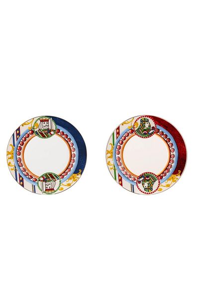 Lucky Art Lyeg 190 Lucky Bone 6-Piece Serving Plate Set