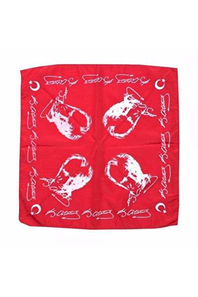 Herşey Nota أتاتورك باندانا أحمر