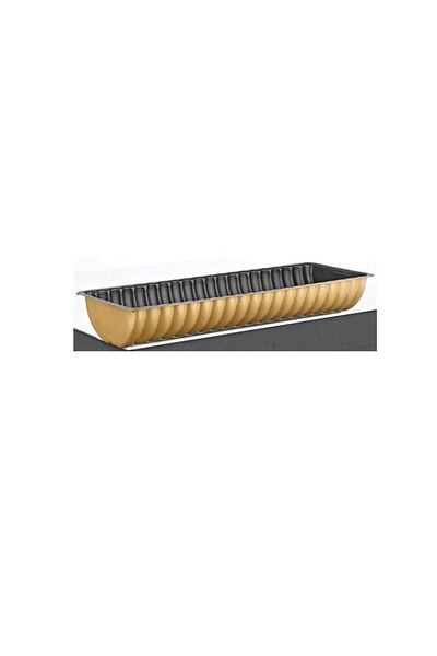 Cem Safran Gold Teflon Cake Mold - Baton Cake Mold