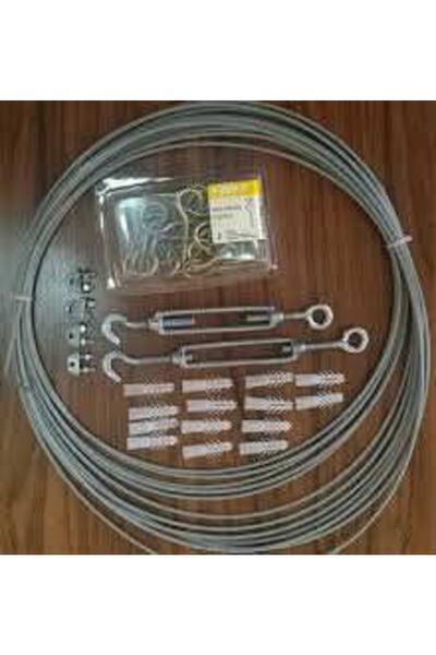 ünal file 2,50 X 11 Metre Balkon Filesi Montaj Aparatları Balkon Ağ Montaj Ma...