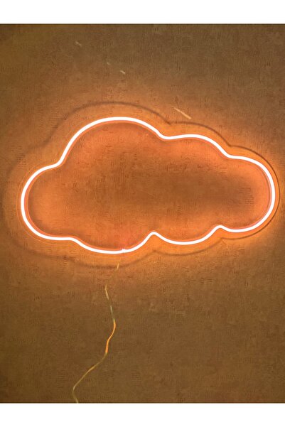 dekoraven Bulut Neon Led Neon Tabela Neon Gece Lambası Çocuk Odası Dekorasyonu