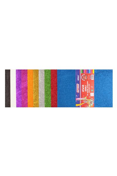Bigpoint Glitter Colored Mixed Paper 20x30cm 10 Pieces Eva