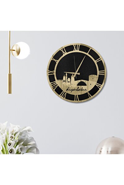 standarts Makta ® Memleket Serisi - Diyarbakır Temalı Duvar Saati