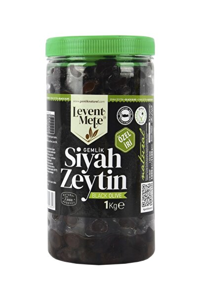 Özel Iri Gemlik Siyah Zeytin 1 Kg