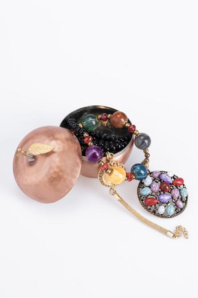 DMT COPPER HOME Gaziantep Handcrafted Copper Jewelry Organizer Jewelry Organi...