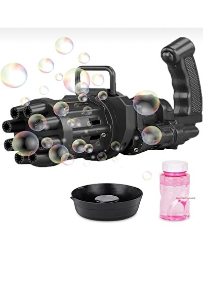 CAN OYUNCAK Pilli Köpüklü Oyuncak Köpük Makinesi Tabancası Bubble Machine + 5...