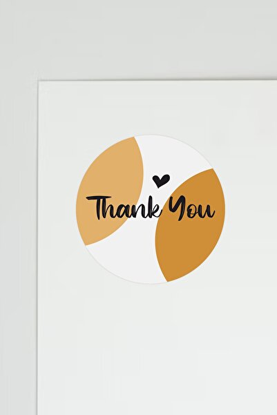 Özer Store Mulțumesc Mulțumesc scris rotund adeziv ambalaj produs, autocolant etichetă pachet