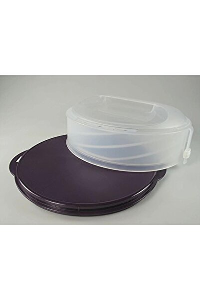 Mutfak Sepeti Tupperware كريستال كعكة كعكة تخدم الأكورديون
