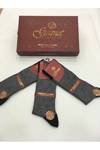 Gama Çorap 3 части мерсеризирани + смесени бамбук 100% естествени шарени летни тънки мъжки чорапи без найлон