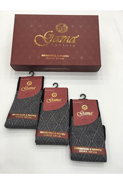 Gama Çorap 3 части мерсеризирани + смесени бамбук 100% естествени шарени летни тънки мъжки чорапи без найлон