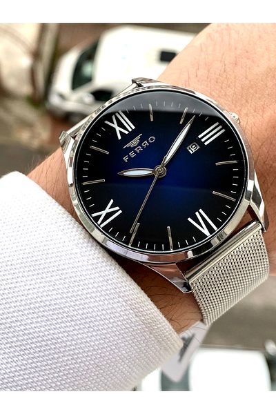 FERRO Original Steel Men's Watch + Bracelet