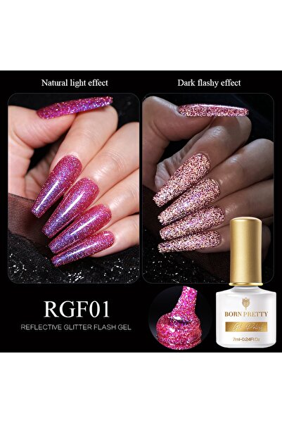 Born Pretty Parıltılı Kalıcı Oje Rgf01