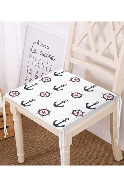 Realhomes Сучасна подушка для стільця з цифровим принтом у вигляді кольоровог...