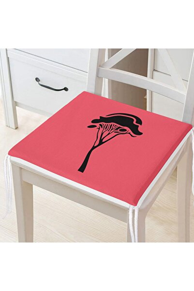 Realhomes На кольоровому тлі з малюнком дерева, цифровий друк, сучасна подушк...