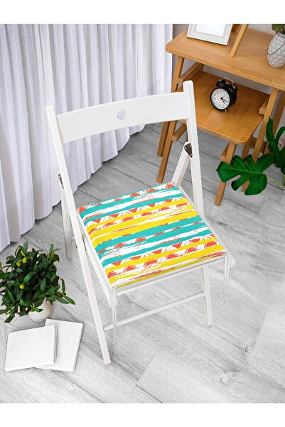 Realhomes Šareni geometrijski uzorci na temu jastuka za stolicu sa patentnim ...