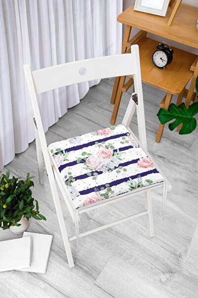 Realhomes Jastuk za stolicu sa zatvaračem, sa digitalnim štampanim uzorkom u ...