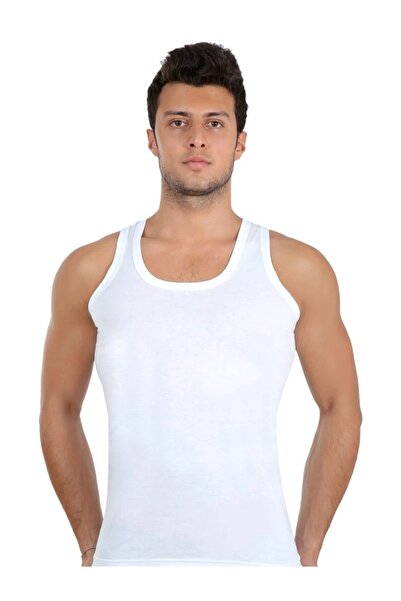 Sedef Cotton Men's Undershirt 3 Pcs